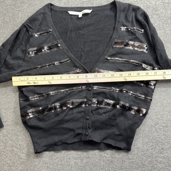 Rachel Rachel Roy Women's Cardigan Black Sweater Size Xs Retail $109 - Picture 3 of 7